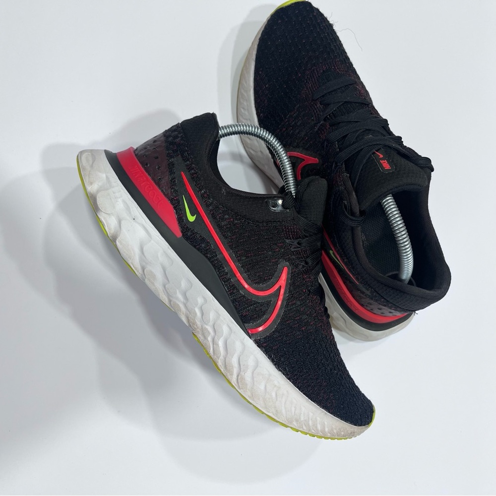 Nike React Infinity Red Flyknit Running Shoes Siz… - image 1